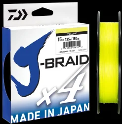 Daiwa J Braid X4 270m Yellow