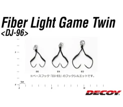 Decoy DJ-96 Fiber Light Game Twin Assist