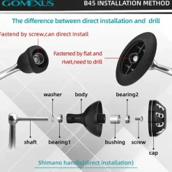 Gomexus Round Power Knob 45mm