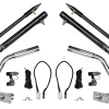 Hookem Outrigger Set with Rigging Flush Mount 4.5m 3-piece Black