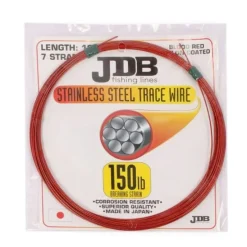 JDB Nylon Coated SS Wire Red