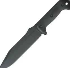 Ka-Bar KBBK7 Becker Combat Utility Knife with Black Sheath Straight Edge