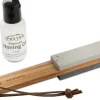 RH Preyda Natural Arkansas Double Sided Paddle Stone with Oil