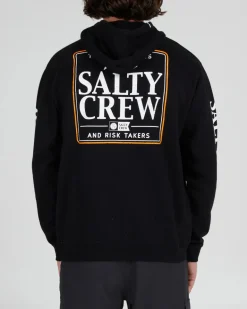 Salty Crew Coaster Zip Fleece Black