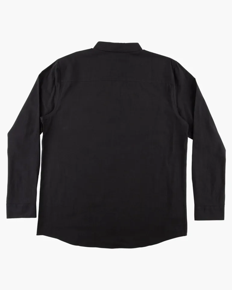Salty Crew Cortes LS Woven Black