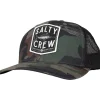 Salty Crew Fishery Retro Trucker Hat Salty Camo