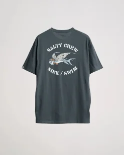 Salty Crew Kamikaze Premium SS Tee Coal