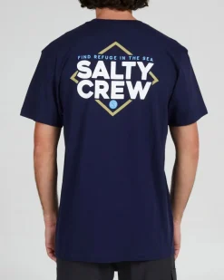 Salty Crew No Slack SS Tee Navy