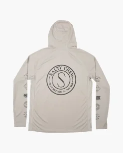 Salty Crew Palomar Perforated Hood Grey