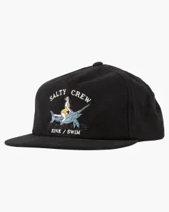 Salty Crew Pinnacle Broadbill Corduroy 5 Panel Black