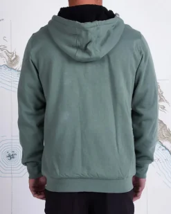 Salty Crew Shelter Sherpa Fleece Fatigue Green