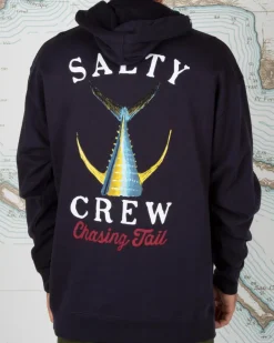 Salty Crew Tailed Hood Fleece Jumper Navy