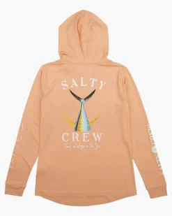 Salty Crew Tailed Hooded Sunshirt Wmns Apricot