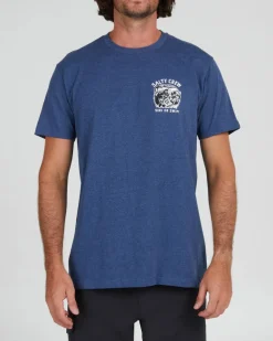 Salty Crew Tsunami SS Tee Navy Heather