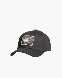 Salty Crew Yellowfin 6 Panel Cap Black