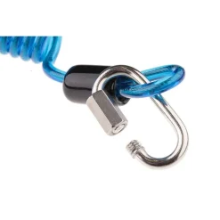 Toit Tether, Blue Coil Lanyard