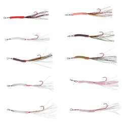 Vexed Bottom Worm Long Shank Assist 3-pack