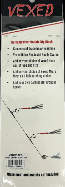 Vexed Doublenoster Rig Blank 3-pack
